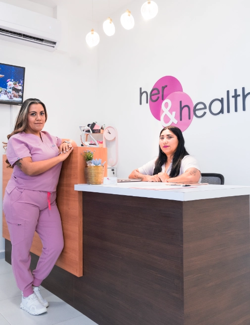 Contenido de salud femenina Her & Health